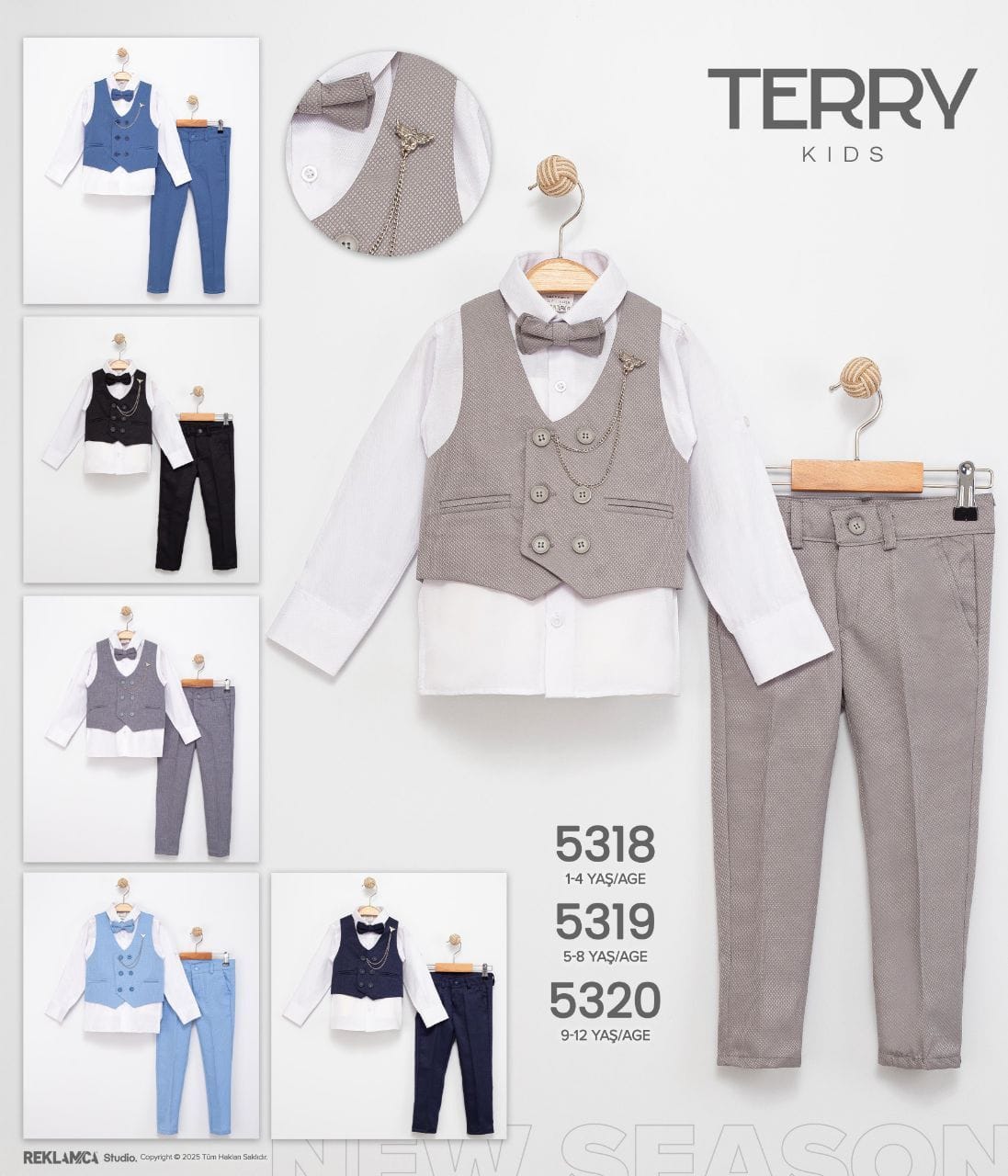 Terry Kids YELEKLİ TAKIM